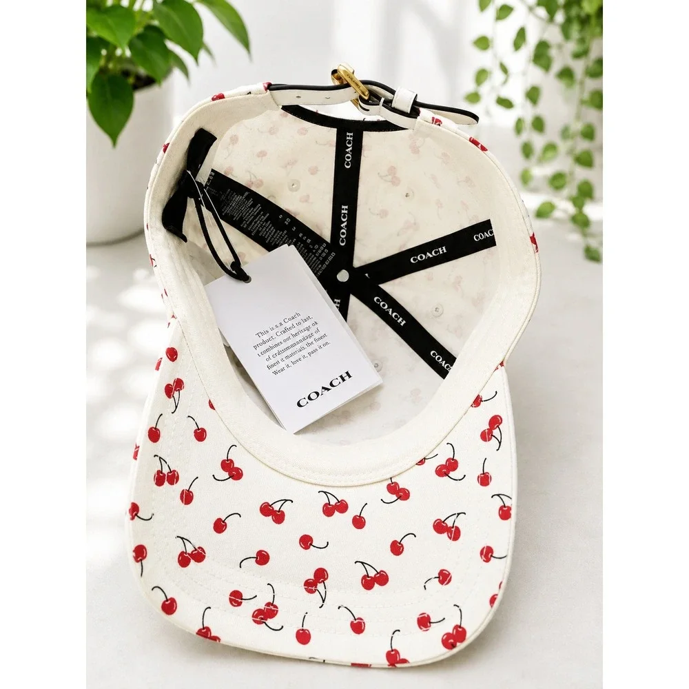 Coach Micro Cherry baseball cap DEADSTOCK! NWT